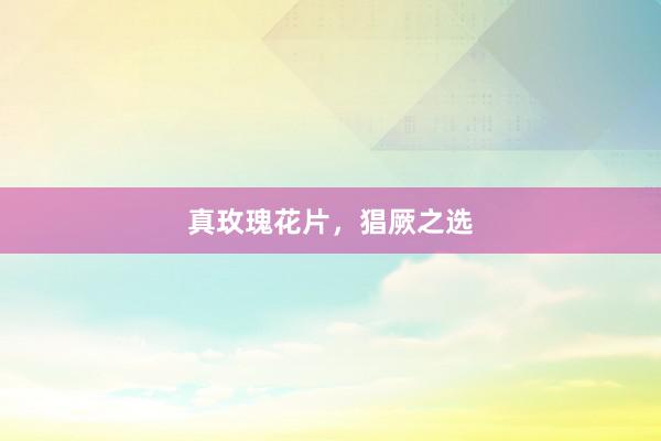 真玫瑰花片，猖厥之选